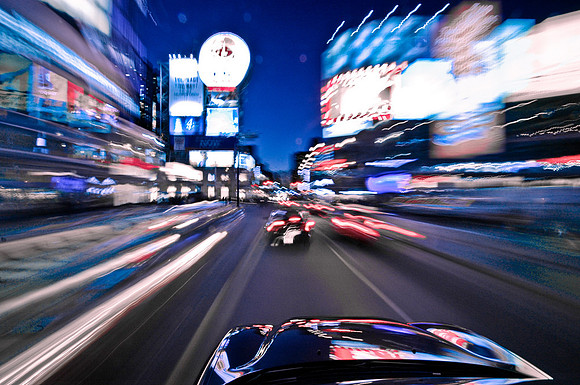 Dundas Square Night Drive