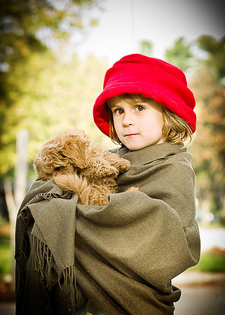 Girl and Dog